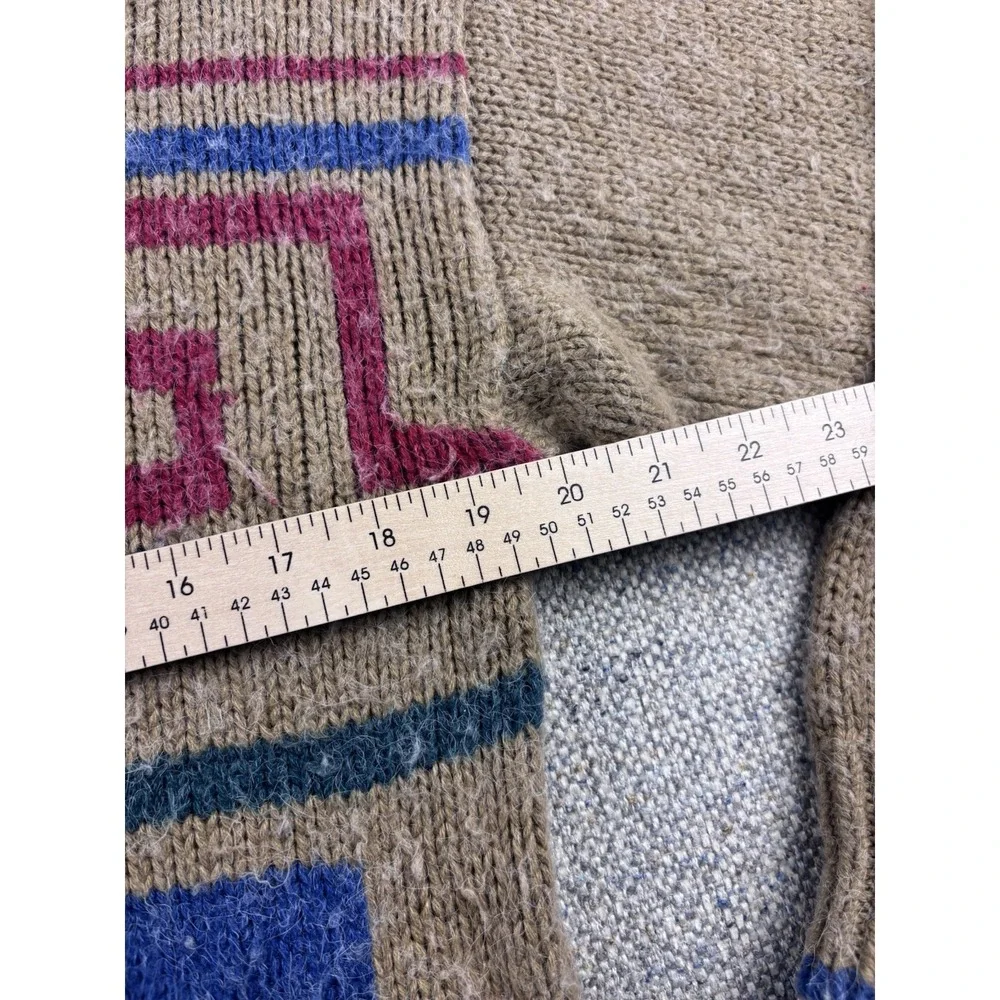 Vintage 1980's 62 East Sweater Geometric Design